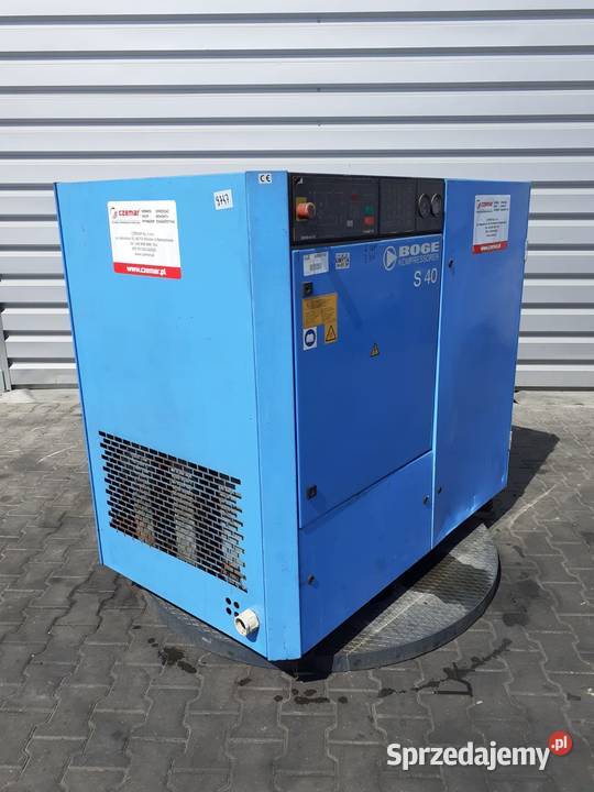 Sprężarka śrubowa BOGE S40 30kW 43m S009747 opolskie Wilków sprzedam