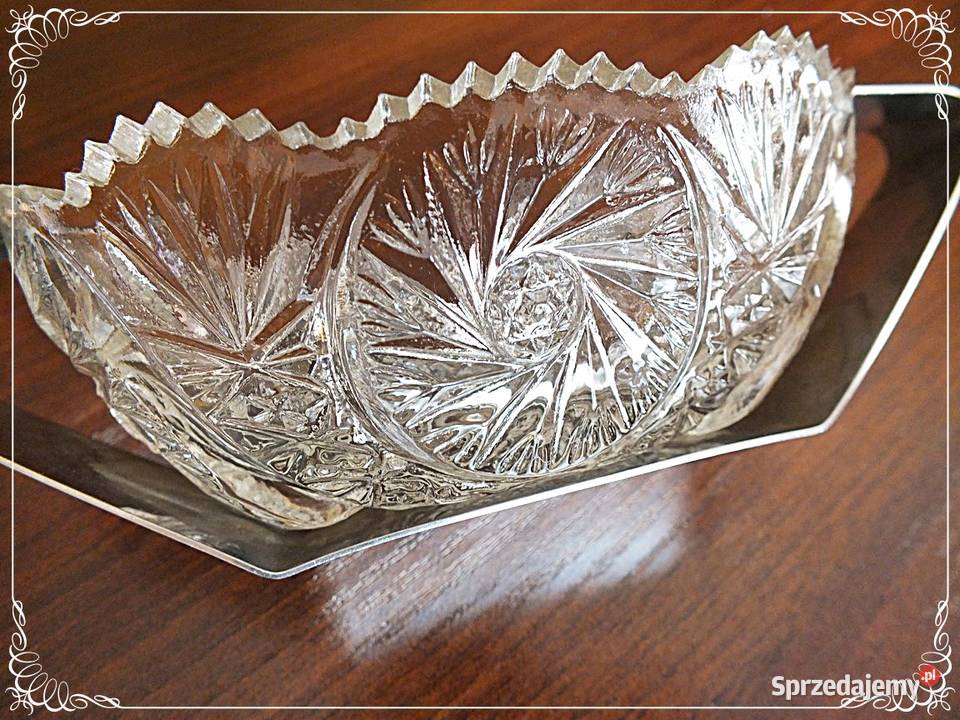 Żardiniera Stojadła Nierdzewneszklana miseczka sprzedam