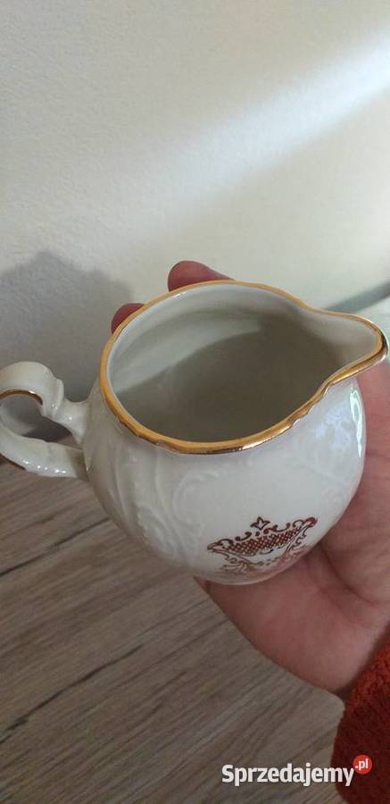 Porcelanowy mlecznik Czechosłowacja prl Przedbórz
