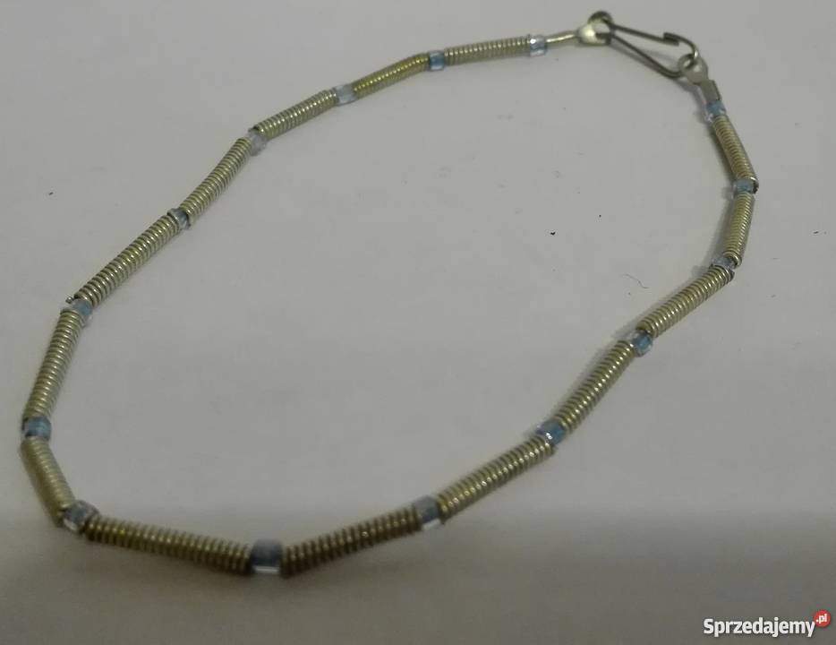 Srebrna bransoletka lata 90te mazowieckie