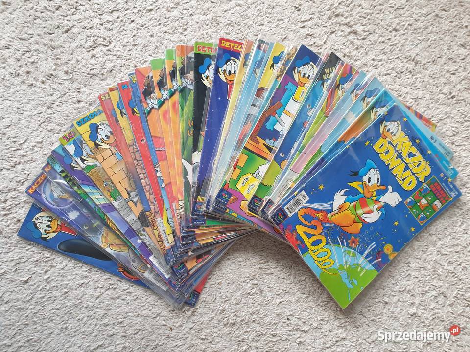 Kaczor Donald - zestaw 33 komiksów - 2000 rok