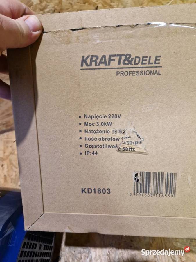 SILNIK ELEKTRYCZNY JEDNOFAZOWY 230V 1430 RPM 3kW Głogowa sprzedam