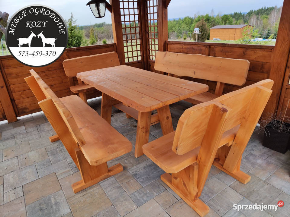 PROMOCJA Meble góralskie biesiadne z litego Gdynia