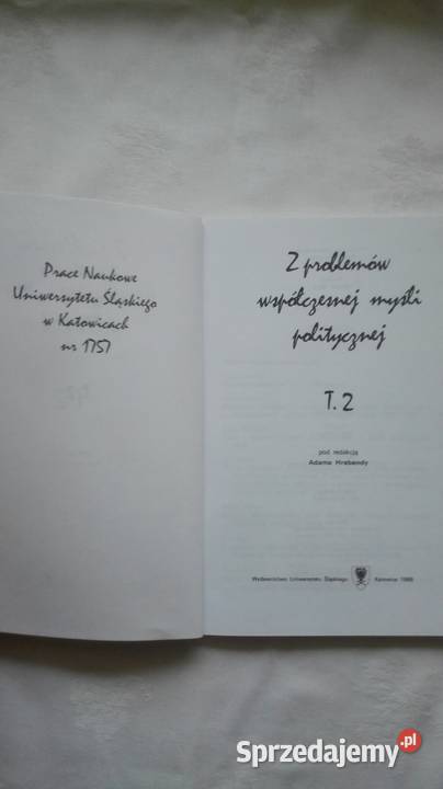 NOWE A Hrebenda Z problemów współczesnej myśli miękka Katowice