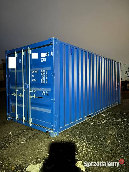 20DV KONTENERY 6 METROWE NOWE NIEBIESKIE Gdynia