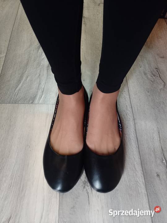 44 bpc Bonprix CZARNE baleriny wieczorowe na Kraków sprzedam