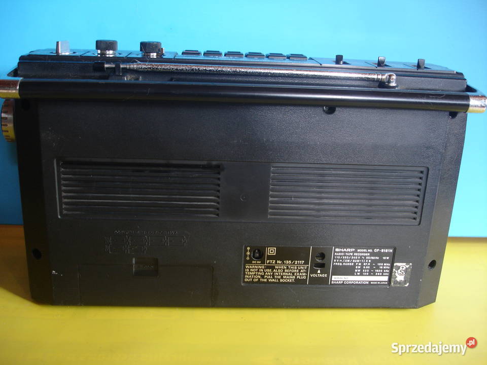 Radiomagnetofon SHARP GF8181 Radioodtwarzacze lubuskie Zielona Góra sprzedam
