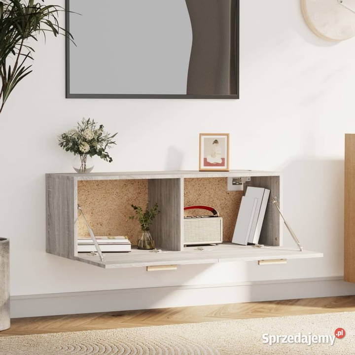 Szafka ścienna szary dąb sonoma 100x365x35 mazowieckie