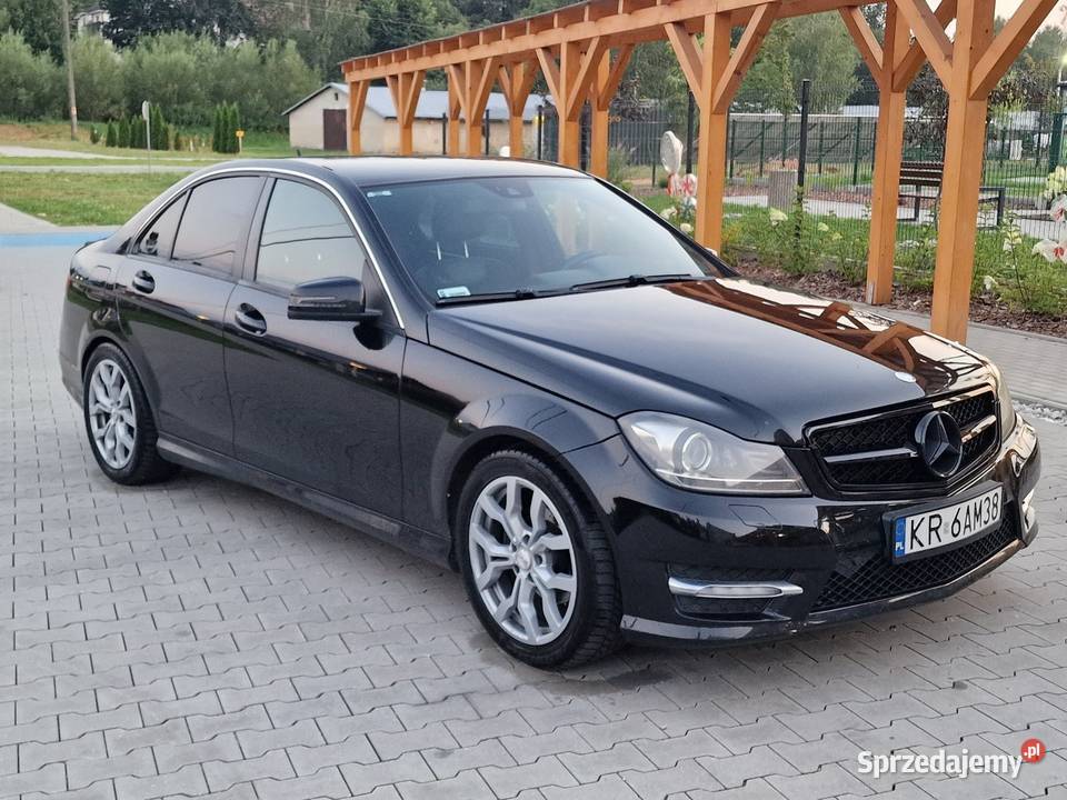 Mercedes W204 Lift 22 CDI AMG PLUS Salon czarny Ryglice sprzedam