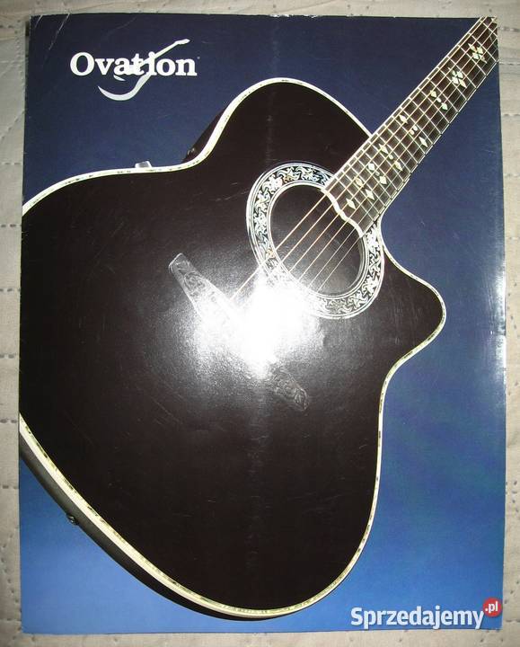 Ovation 1985 katalog gitar Instrumenty Kępice