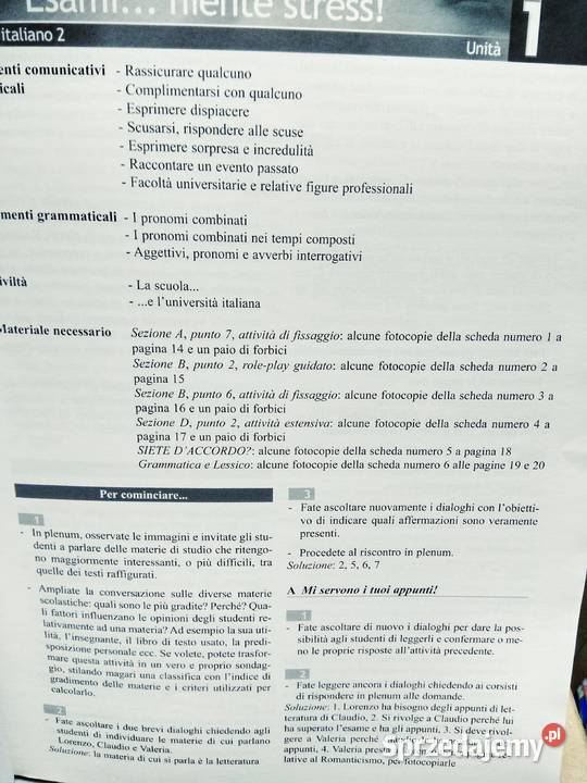 Corso multimedialne proggetto italiano b1b2 Warszawa sprzedam