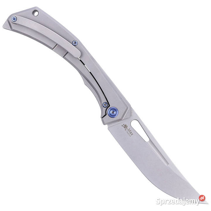 Nóż składany Kubey Ishtar Gray Titanium Satin
