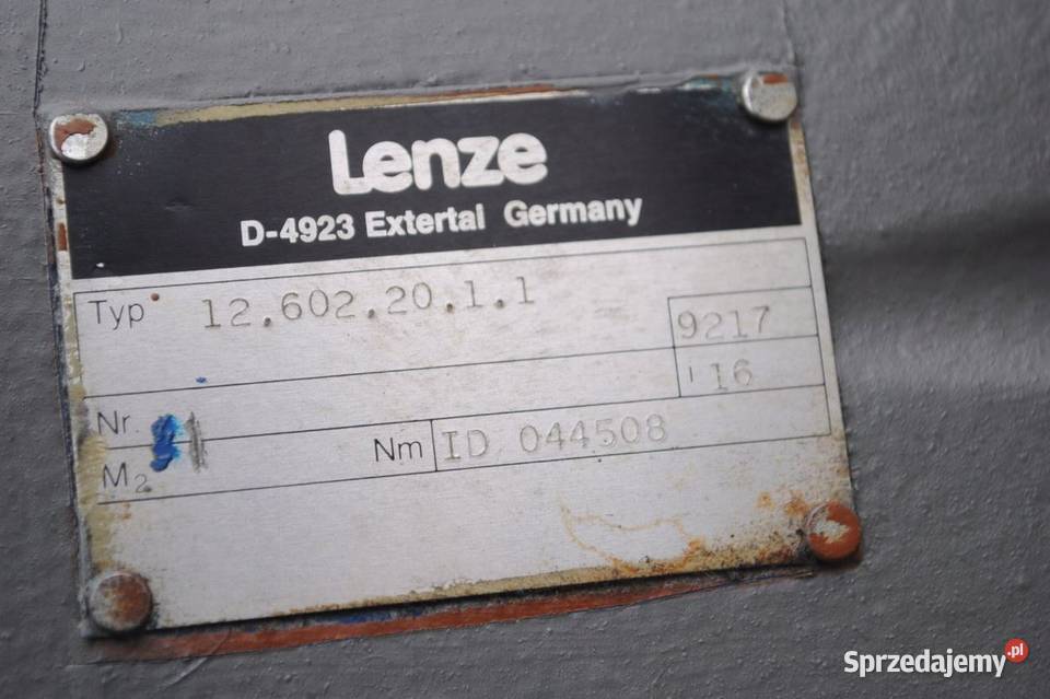 Przekładniareduktor Przełożenie 116 LENZE lubuskie Kargowa