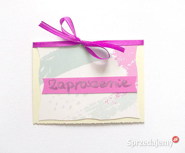 pastelowe zaproszenia na różne okazje ogólne Gdańsk