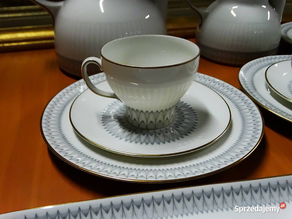 Porcelanowy serwis kawowy marki Knigliche lubelskie