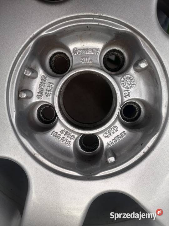 Felgi aluminiowe audi a3 8l Średnica 15"
