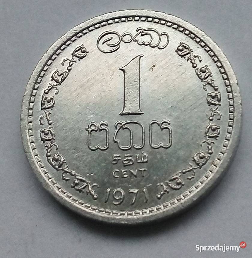 SRI LANKA1 CENT1971 r Legionowo sprzedam