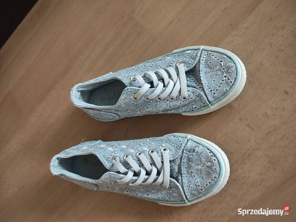 Koronkowe trampki trampeczki tenisówki
