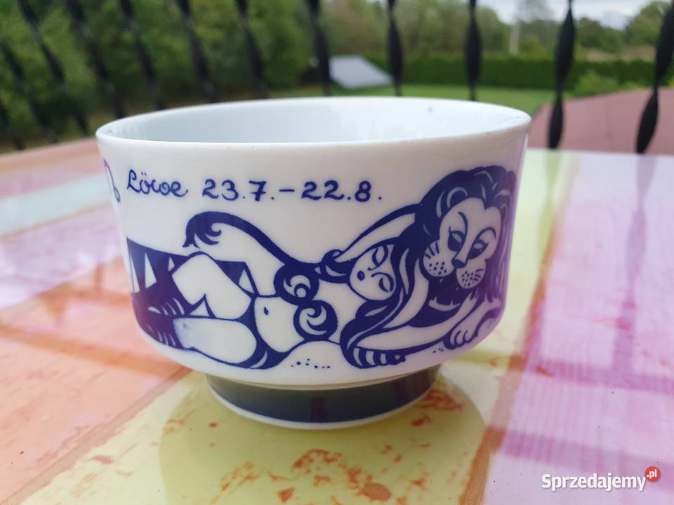 Colditz NRD miska ze znakami zodiaku Myszków