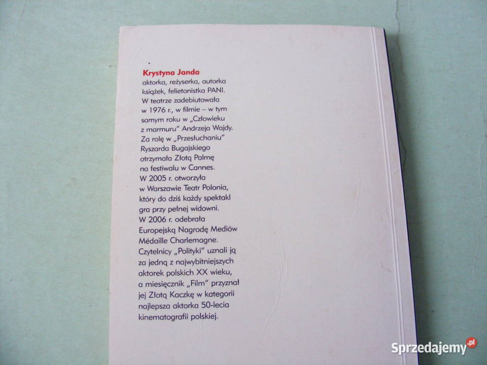 Moja droga B Janda Chora terapia pana S Jaworska Oborniki Śląskie