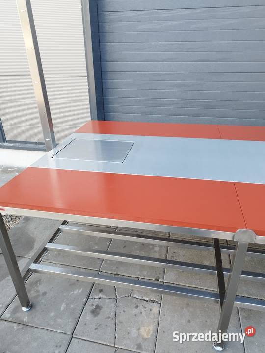 Stół do produkcji kebaba wbudowane dwie wagi Wieliczka