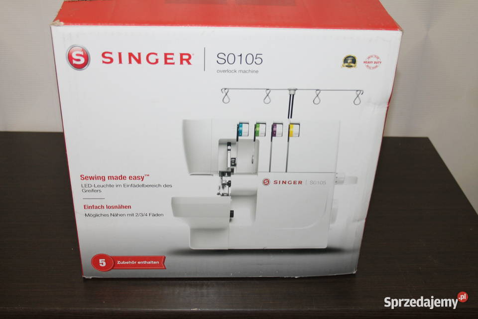 Fabrycznie NOWY Overlock SINGER S0105 24 Maszewo