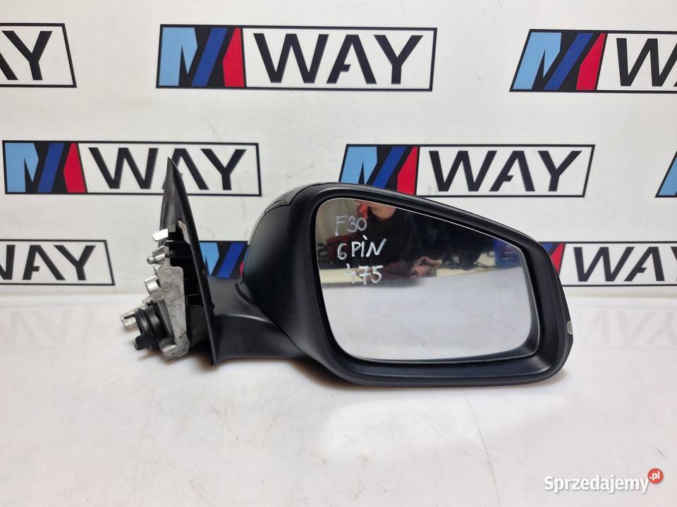 BMW 3 F30 F31 LUSTERKO ZEWNĘTRZNE PRAWE 6PIN osobowe