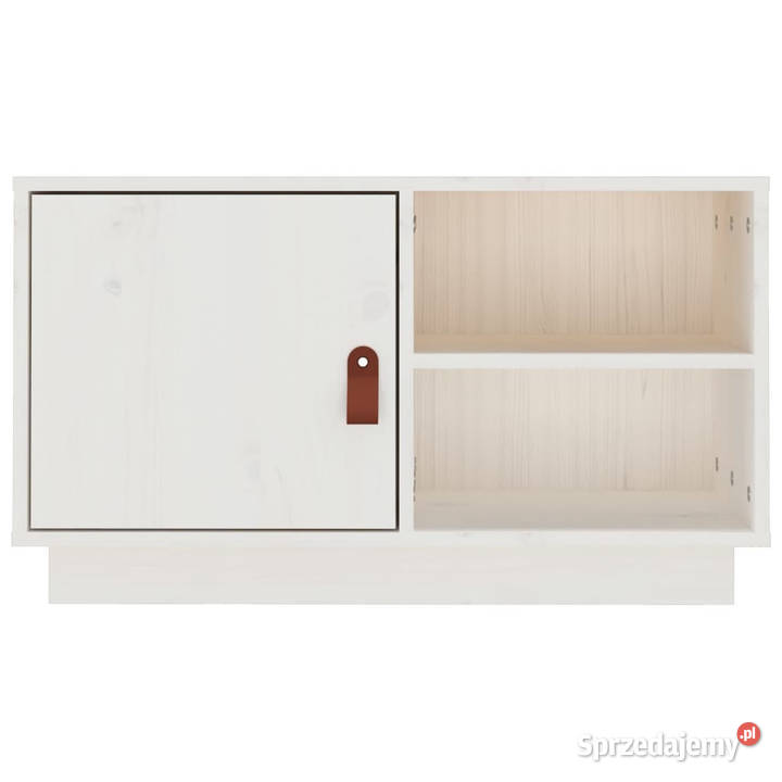 Szafka pod telewizor biała 70x34x40 lite drewno Warszawa