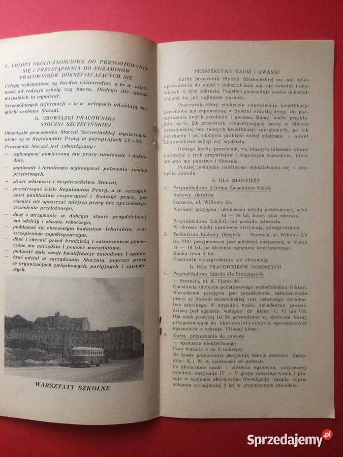 642 Stocznia Szczecińska im A Warskiego Szczecin sprzedam