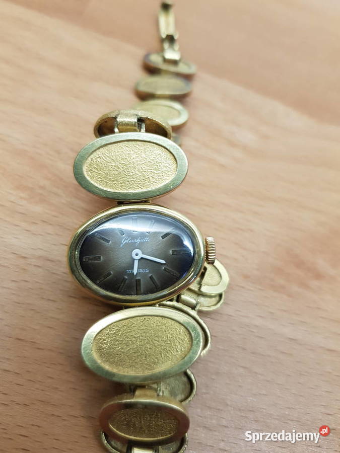 Rzadki biżuteryjny zegarek GUB Glashutte Zegarki i Biżuteria Chorzów