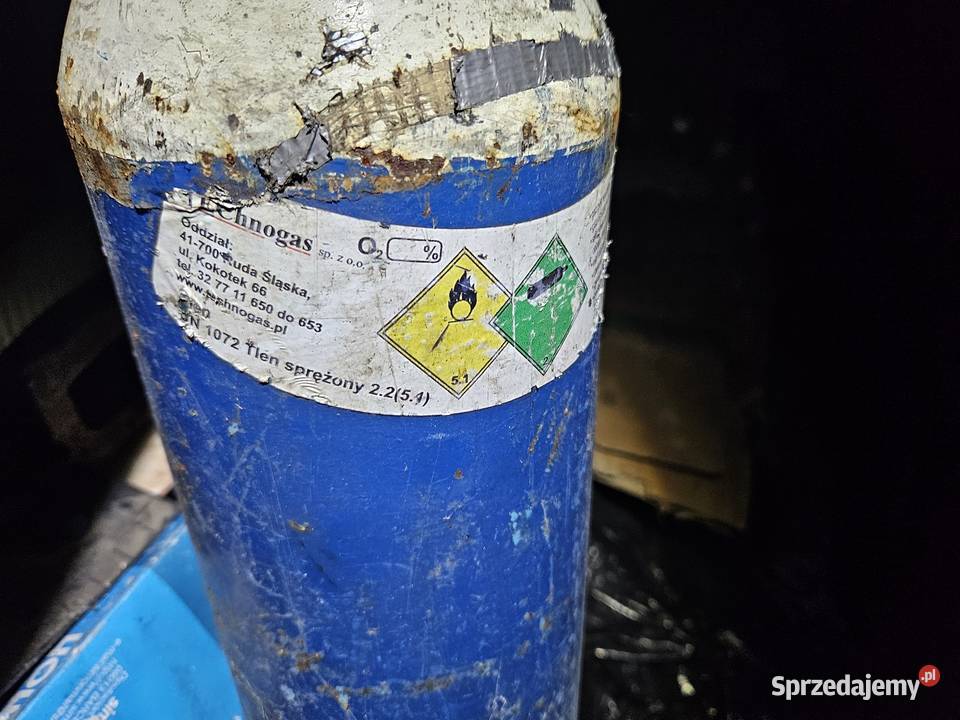 Mała Butla Tlenowa do Spawania Acetylenem Gazem Skawina