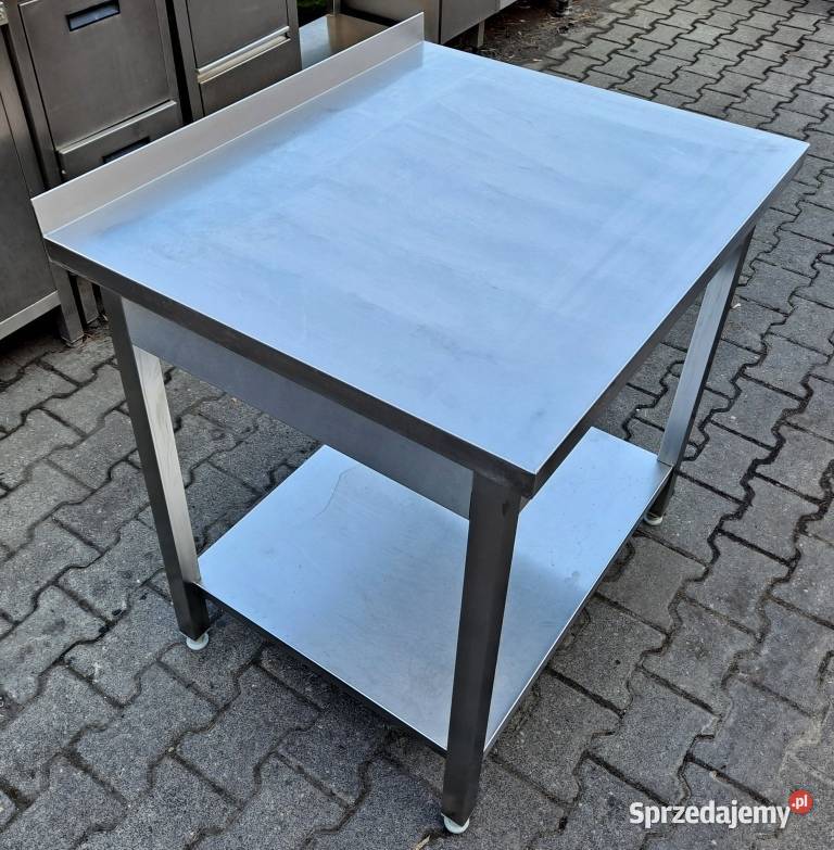 STÓŁ GASTRONOMICZNY Z PÓŁKĄ GORT 857085 M1456N Nowe Skalmierzyce