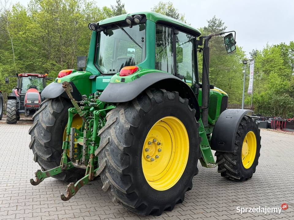 John Deere 6820 TUZ WOM JD 6610 Ares 640 Renault Rewers elektrohydrauliczny Laskowiec