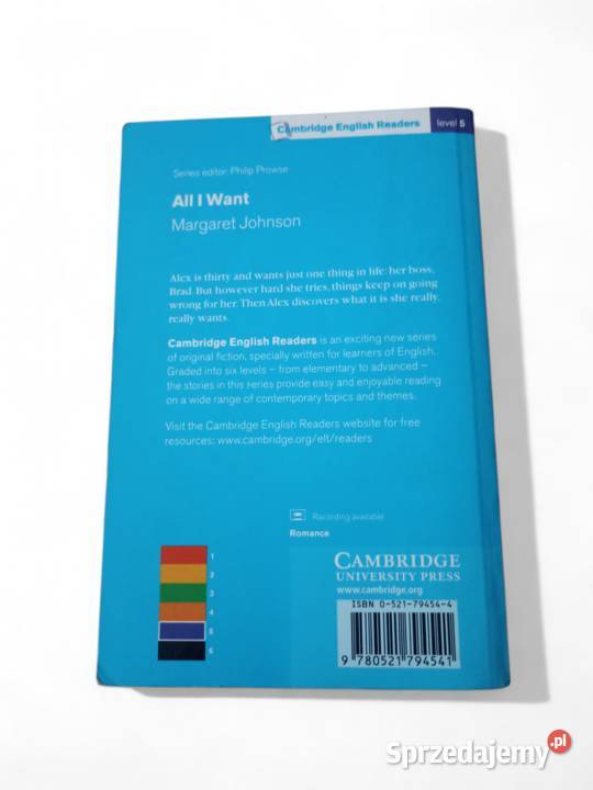 Margaret Johnson All I Want wyd Cambridge Kraków