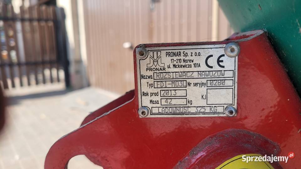 Rozsiewacz Nawozu Pronar M03L Nowy Rozsiewacze nawozów Budziska