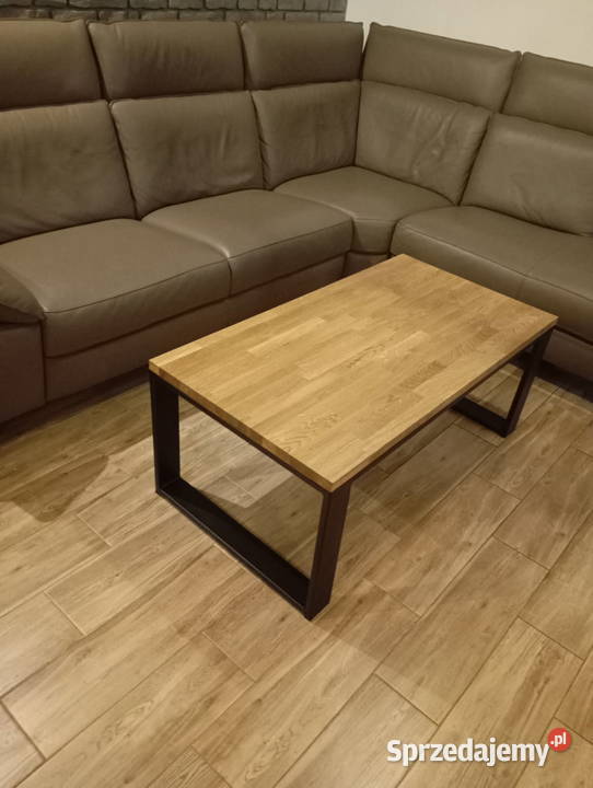 Stolik kawowy dębowy loftowy sprzedam