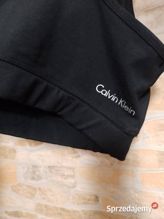 42XL Calvin Klein Ekskluzywny czarny top fitness
