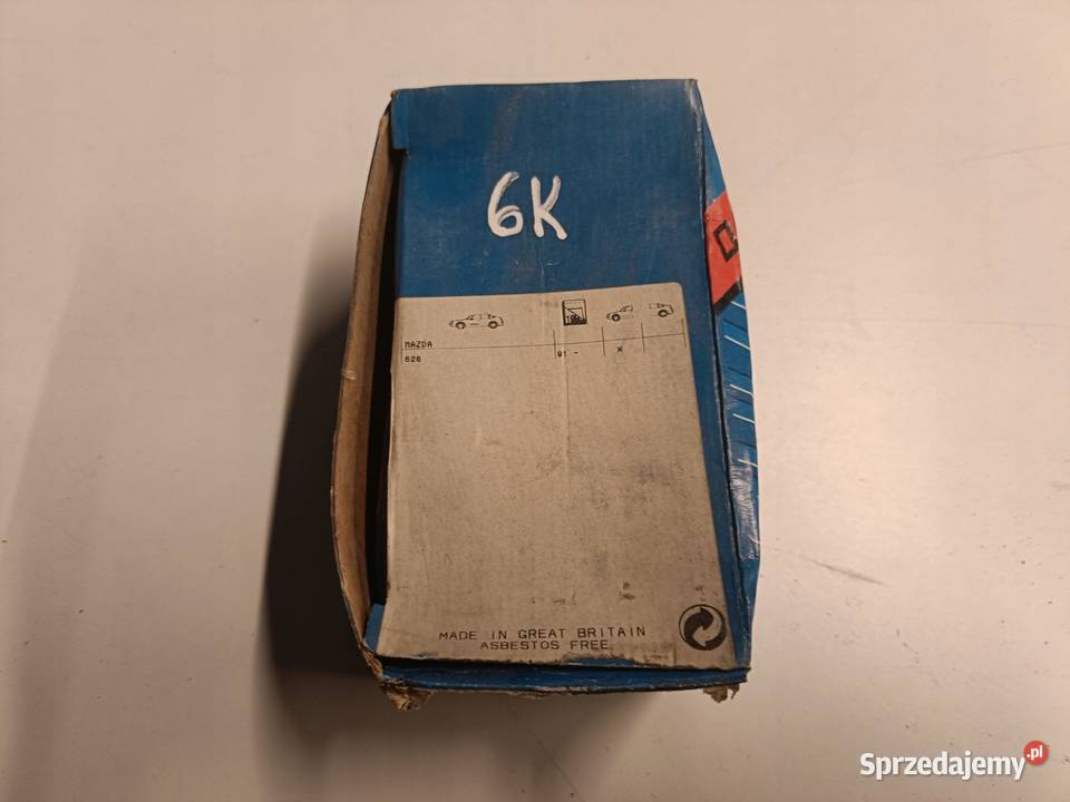 KLOCKI HAMULCOWE Mazda 626 PRZEDNIE przód 459481 osobowe Rudka sprzedam