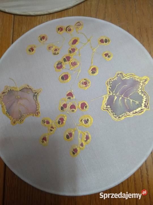 Jedwabne ręcznie malowane okienne ozdoby Miłobądz