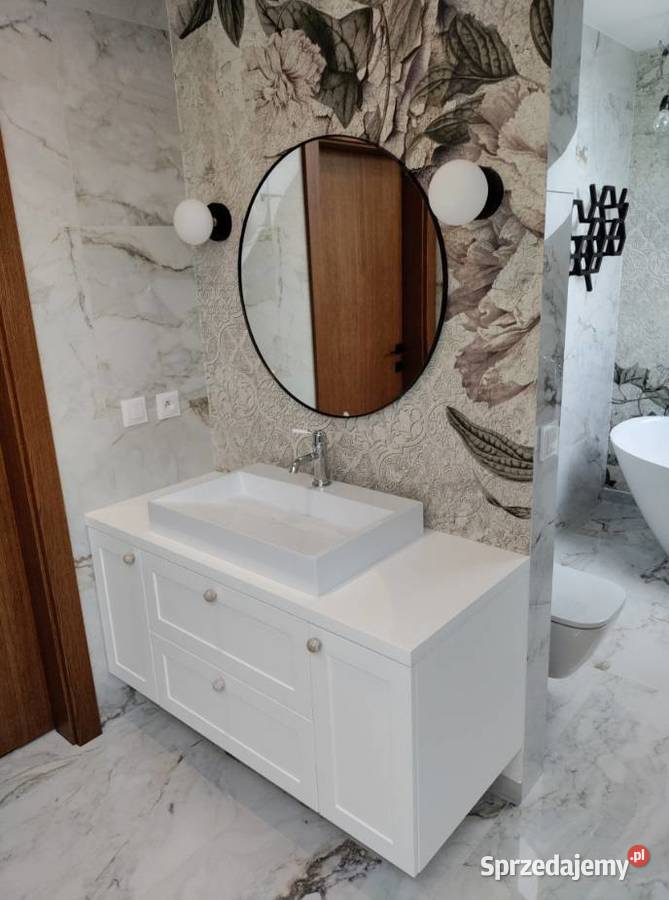 Szafka pod umywalkę frezowane fronty meble 130cm Białystok