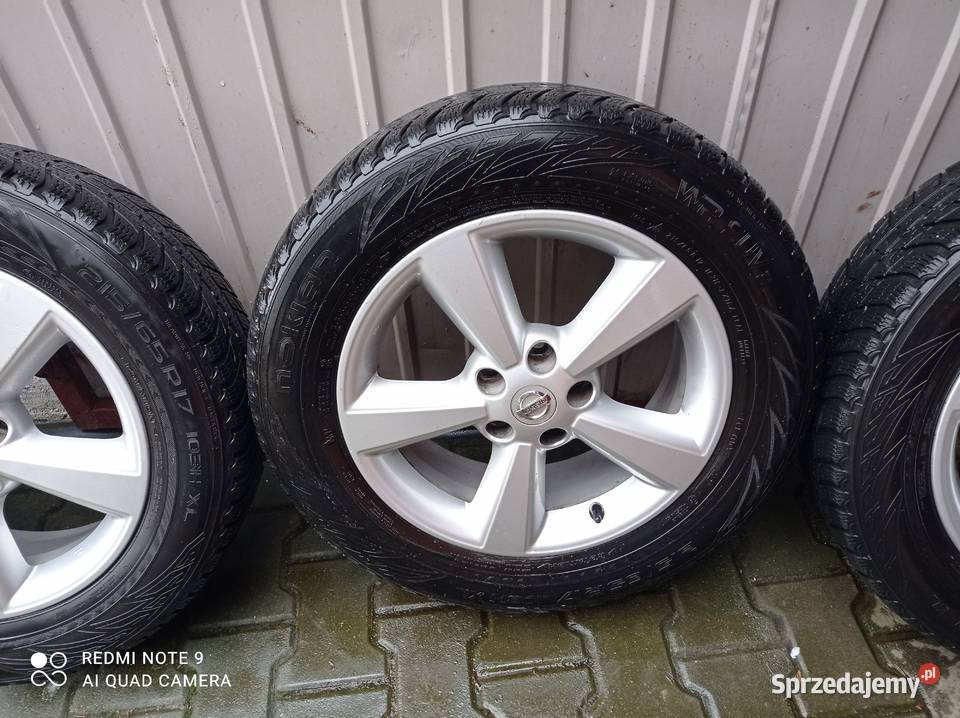 Alufelgi z oponami 5x1143 17 Nissan Qashqai lubelskie Bełżyce