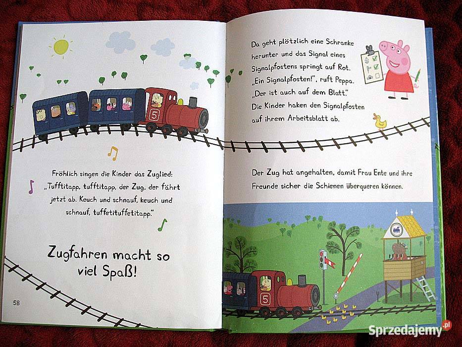 Mein Vorlesebuch Peppa Pig książka niemiecka mazowieckie Siedlce