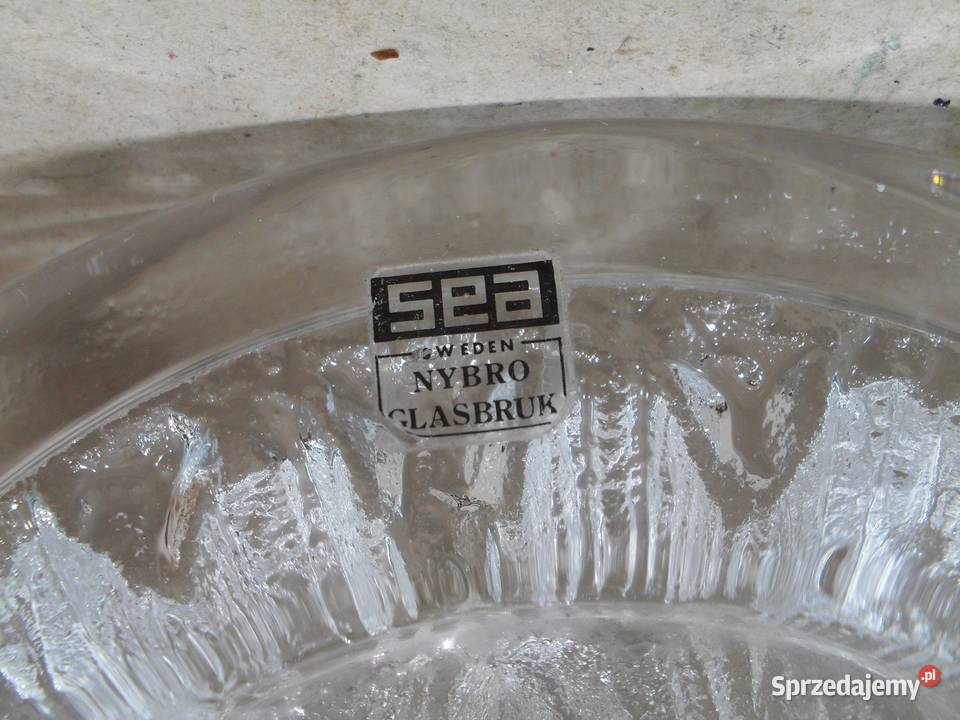 Popielnica Kryształowa Sea Nybro Sweden Warszawa