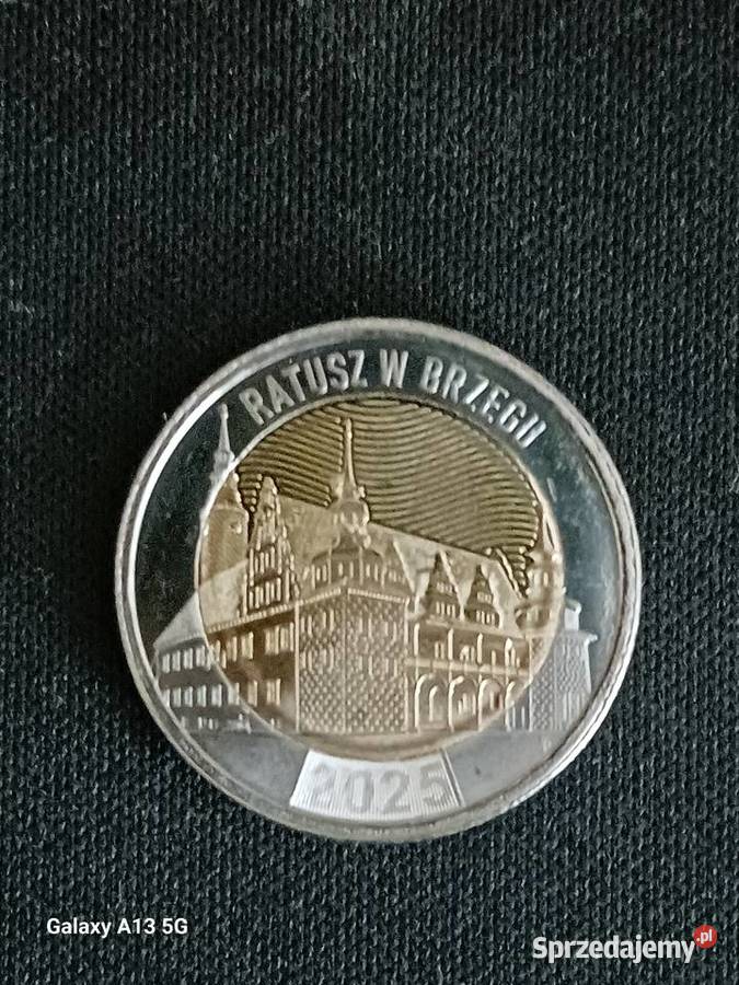 5 złotych Ratusz w Brzegu 2025 r Mennicze Konin