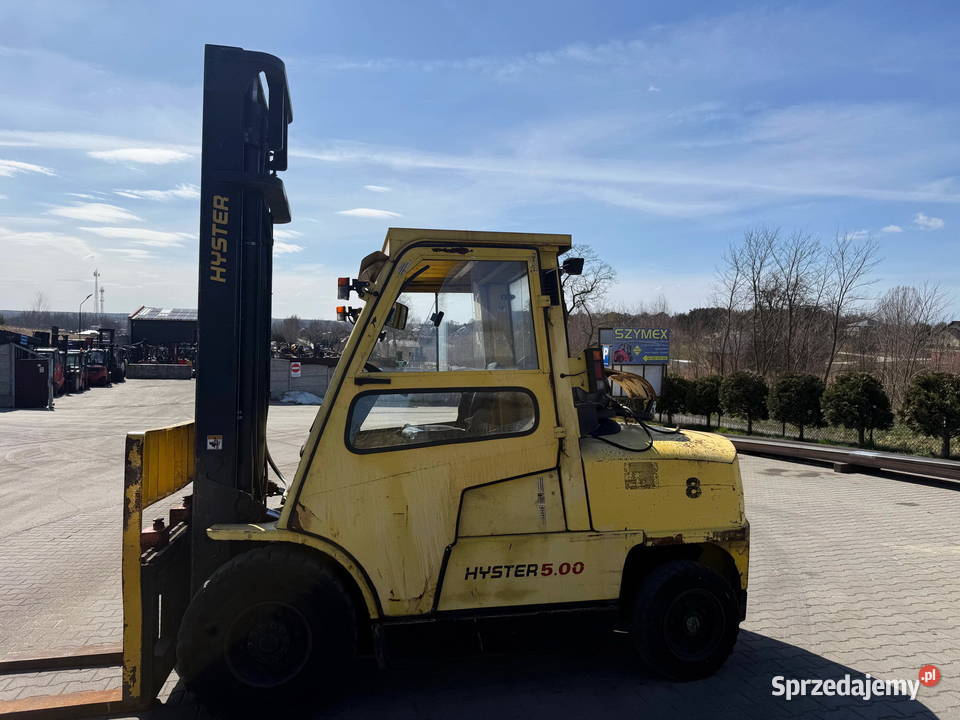 wózek widłowy HYSTER H500XM 5000 przesuw kabina Motoryzacja łódzkie Działoszyn