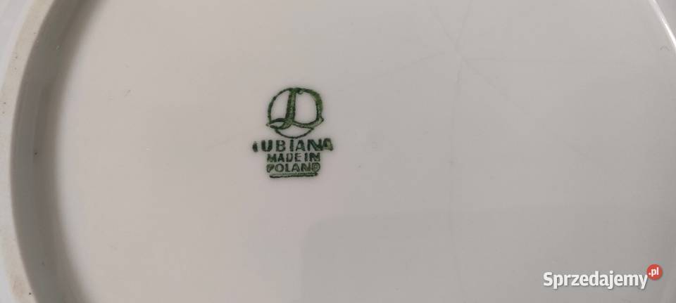 Porcelana Lubiana talerze głębokie 24 PRLu 4 kujawsko-pomorskie Toruń