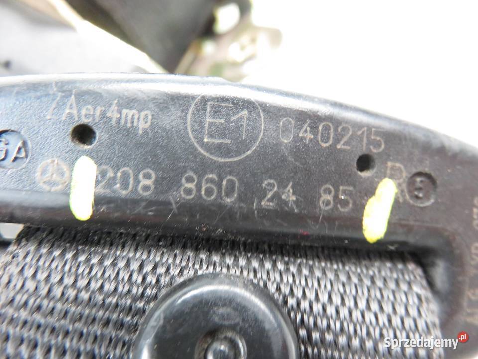 PAS PRAWY PRZEDNI MERCEDESBENZ CLK 2088602485