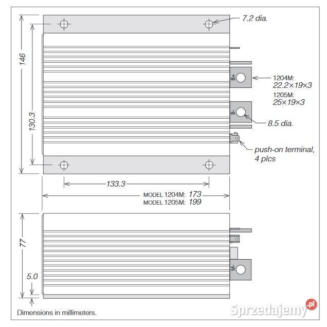 ORYGINALNY CURTIS 1204M4201 24V36V 275A Elektronika sprzedam