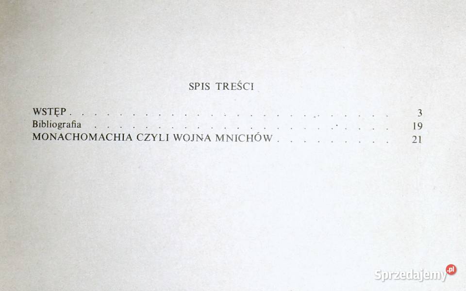 Monachomachia Ignacy Krasicki