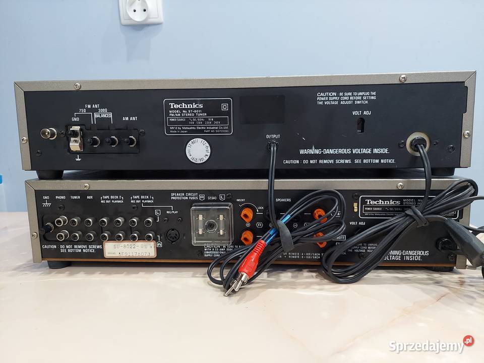 Technics Amplifier SU8022 and Technics Tuner